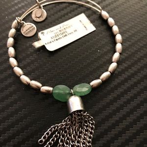 Alex and Ani Artists tassel silver bracelet