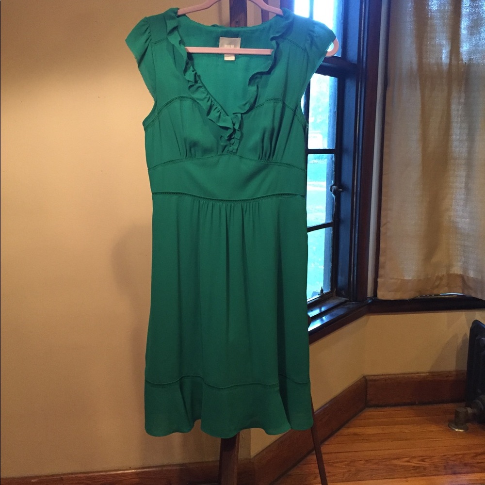 Anthropologie Maeve Ruffled Della Dress