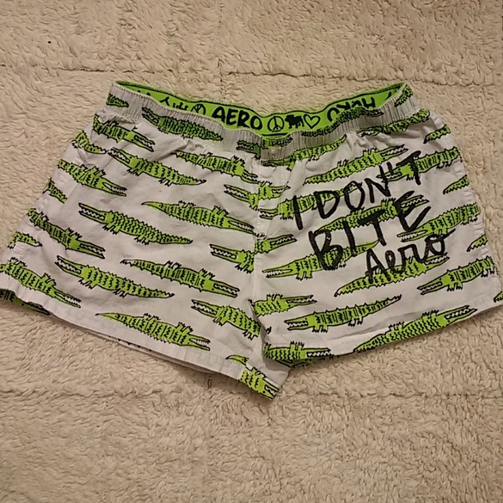 Aeropostale Alligator Sleep Shorts