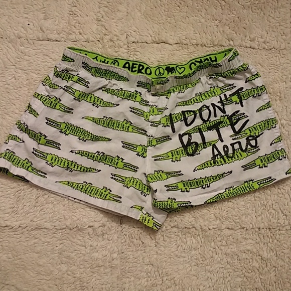 Aeropostale Alligator Sleep Shorts 