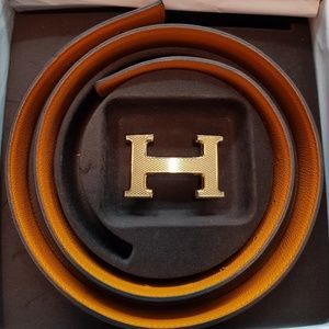 🚫SOLD🚫Hermes 32 belt H buckle & Reversible strap