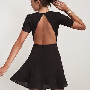 Reformation Henry Dress Black Size 4