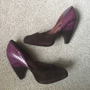 Steven by Steve Madden Cone Heel Retro Pumps