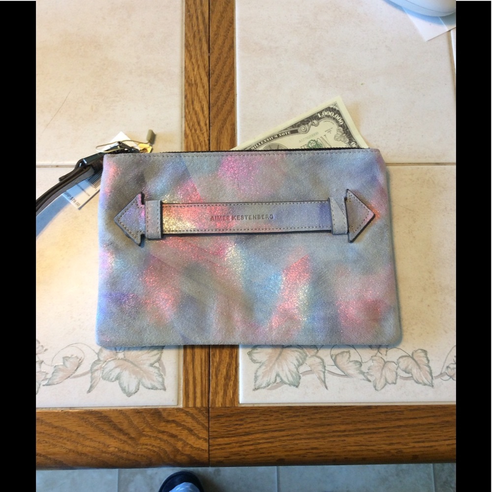 Aimee Kestenberg beautiful clutch/makeup bag. NWT.
