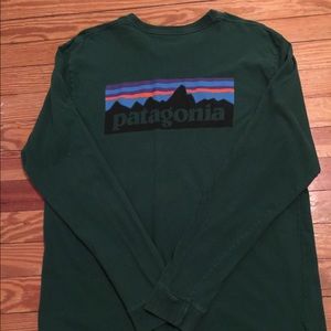 Men's long sleeve Patagonia T-shirt.