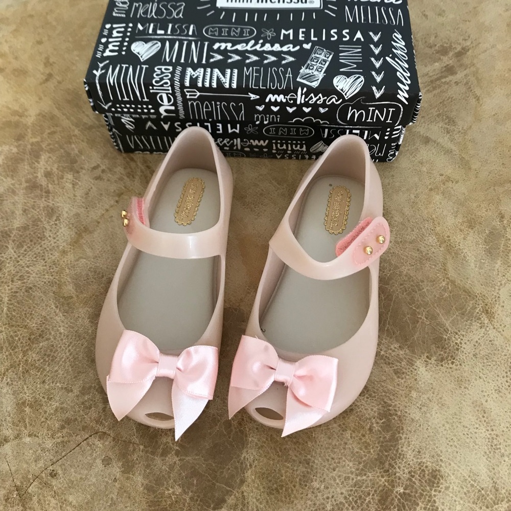 Mini Melissa shoes. New. Size 8