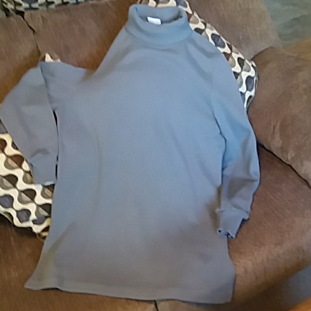 Gray turtle neck sweater