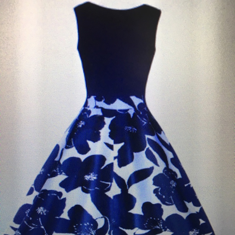 Beauitful navy dress. Bought and never worn ☹️