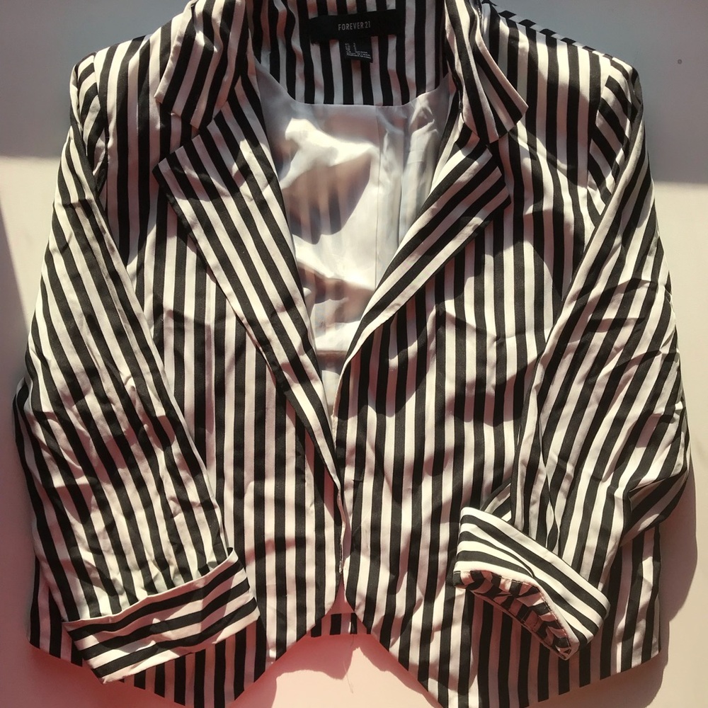Forever 21 silk blazer