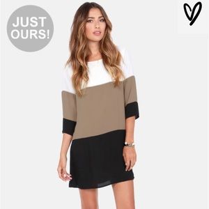 Lulus Colorblock Dress