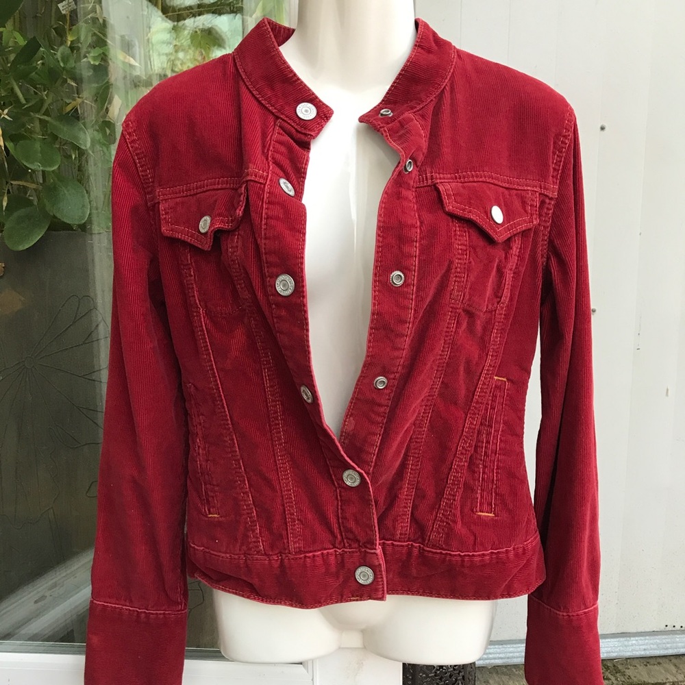 Corduroy jean jacket