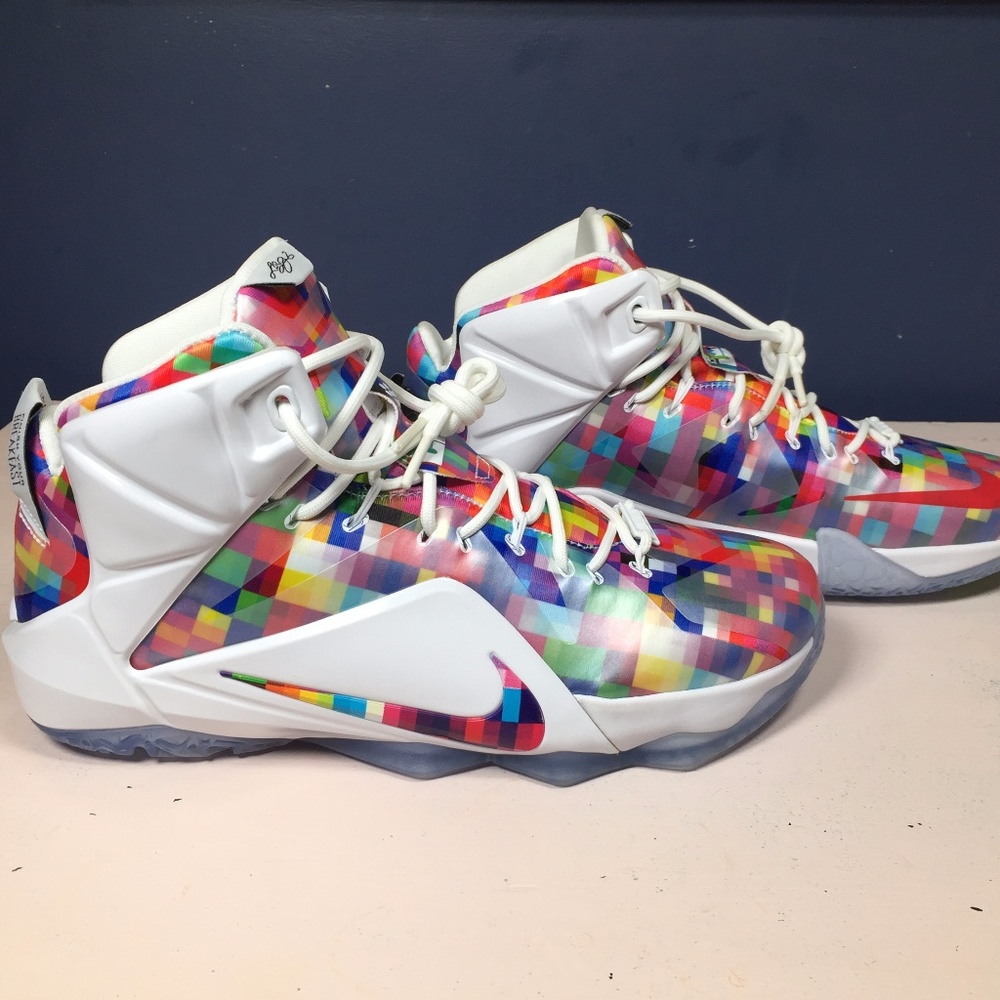 Nike Lebron XII EXT Sz 10 10.5 748861-900 - Picture 3 of 8