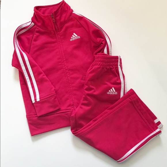 adidas girls warm up suits