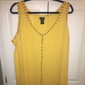 Torrid Mustard Yellow Tank size 2 (20-22)