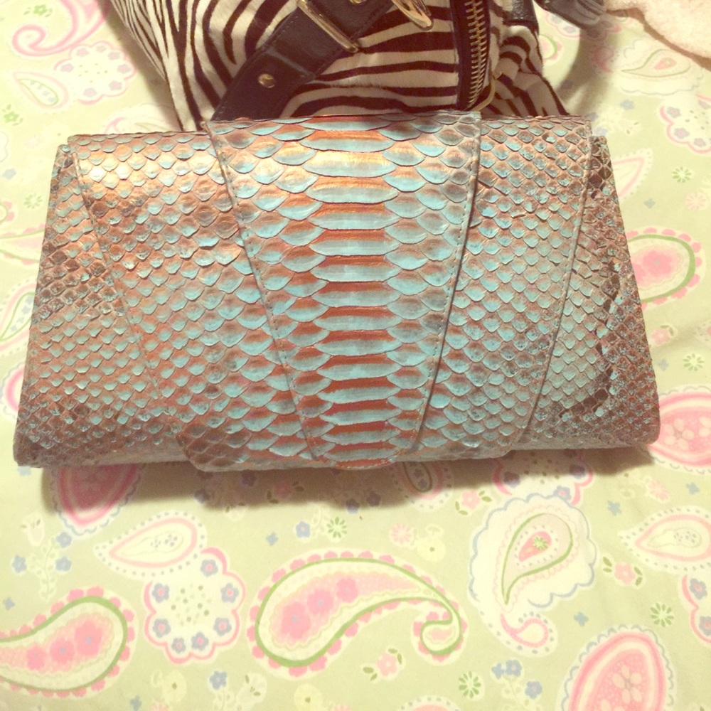 Beautiful python one of a kind purse