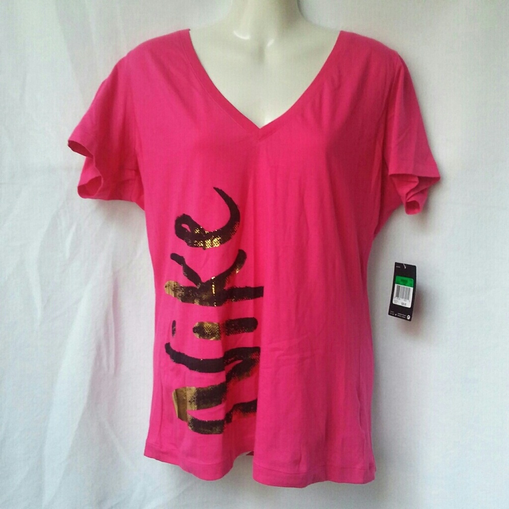 Nike Slim Fit Vneck Tshirt Sz Xl Nwt