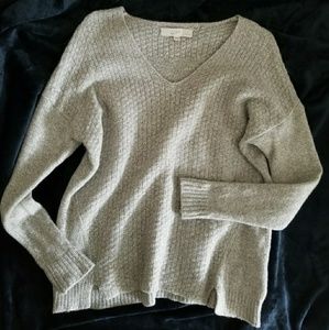 NWOT super cozy LOFT V-Neck knit sweater