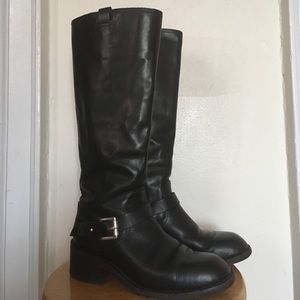 Rag & Bone Black leather Moto Boot