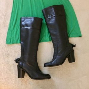 Knee-high Black Boots