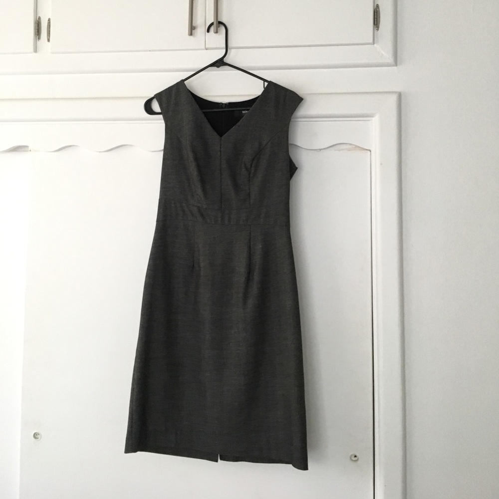 Gray size 4 work dress