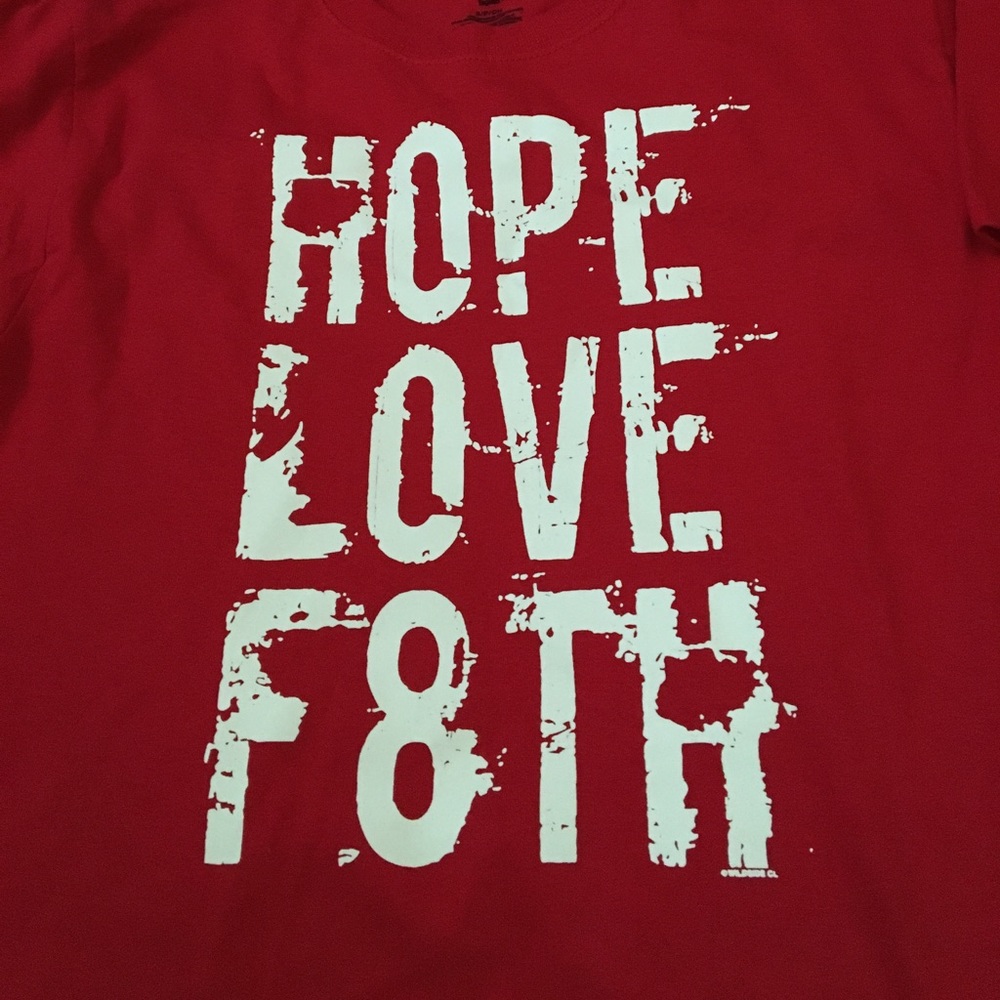 Custom “Hope Love Faith” T-shirt