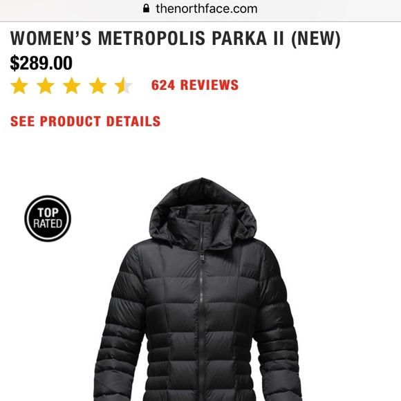 The North Face women's metropolis Parka - Picture 2 of 2