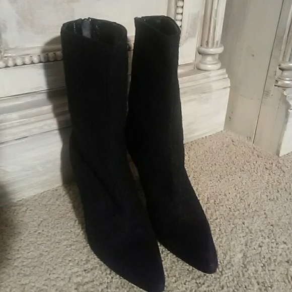 Genny Suede & Lace Boots - Picture 2 of 8