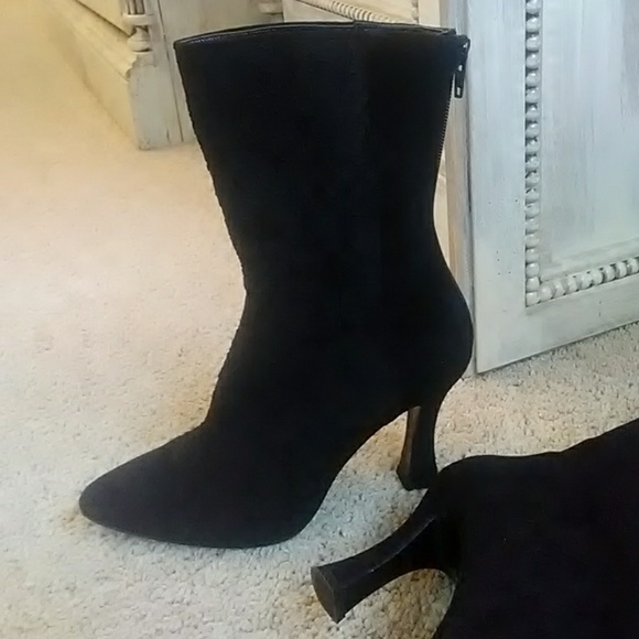 Genny Suede & Lace Boots - Picture 6 of 8