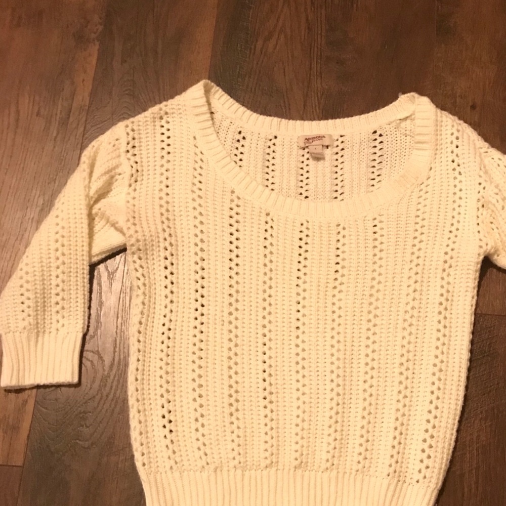 Cream sweater