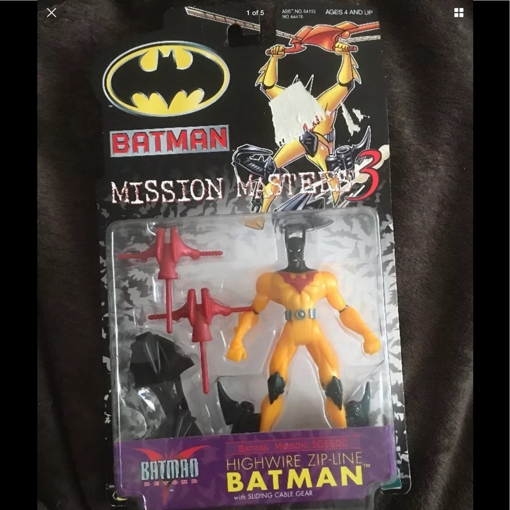 Bat man mission master zip line included