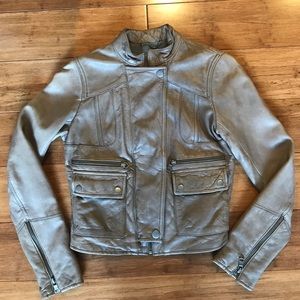 Like new! Banana Republic leather ❤️moto jacket❤️