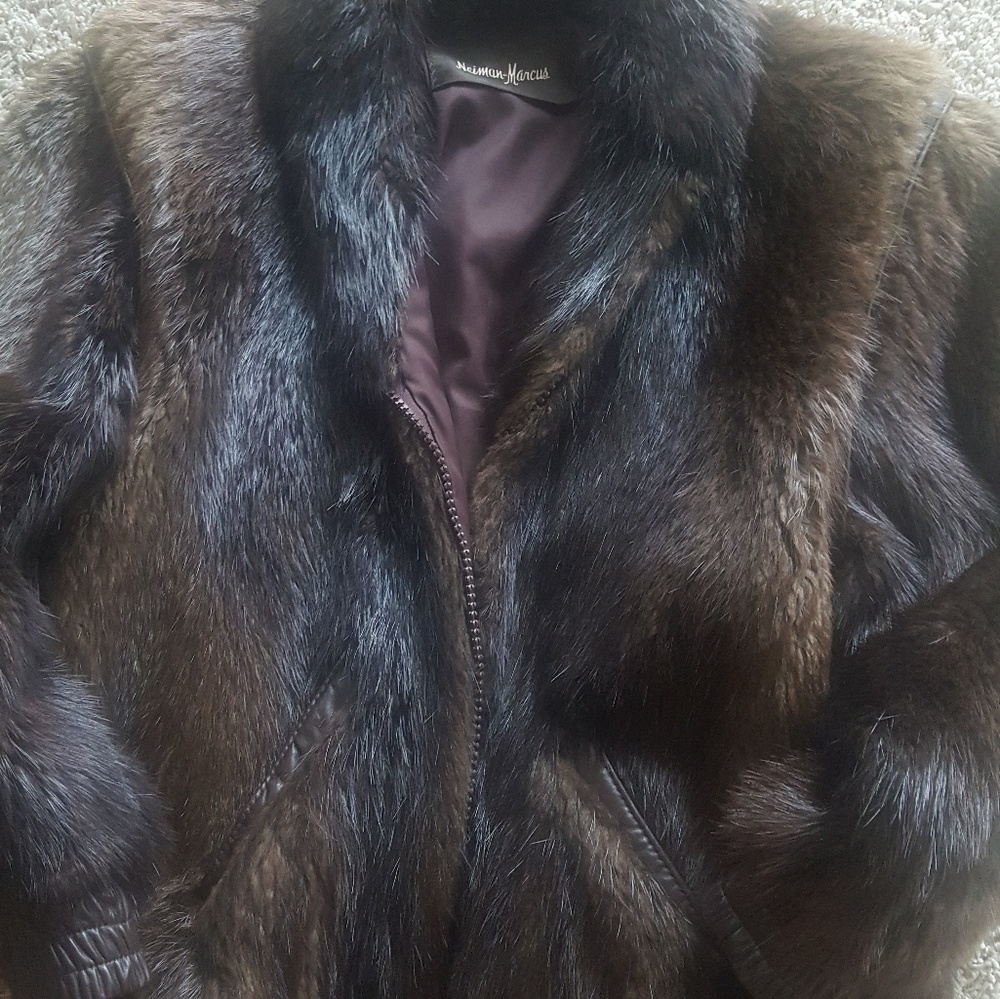 Neiman Marcus mink coat