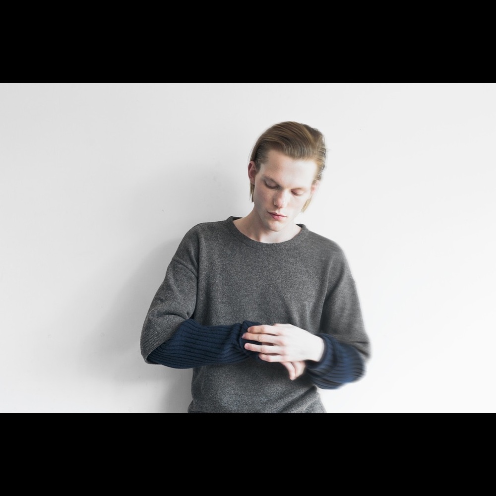 Discovered Grey L/S Layered Sweater