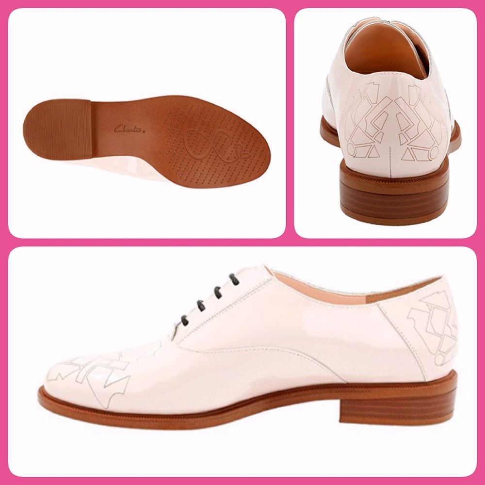 NEW CLARKS women’s size 6 Taylor Beauty- nude pink