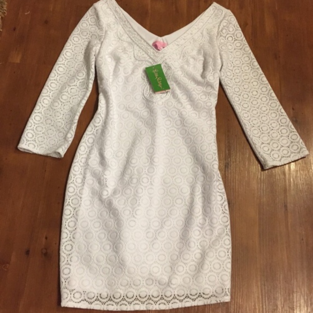 NWOT X Small white lace dress