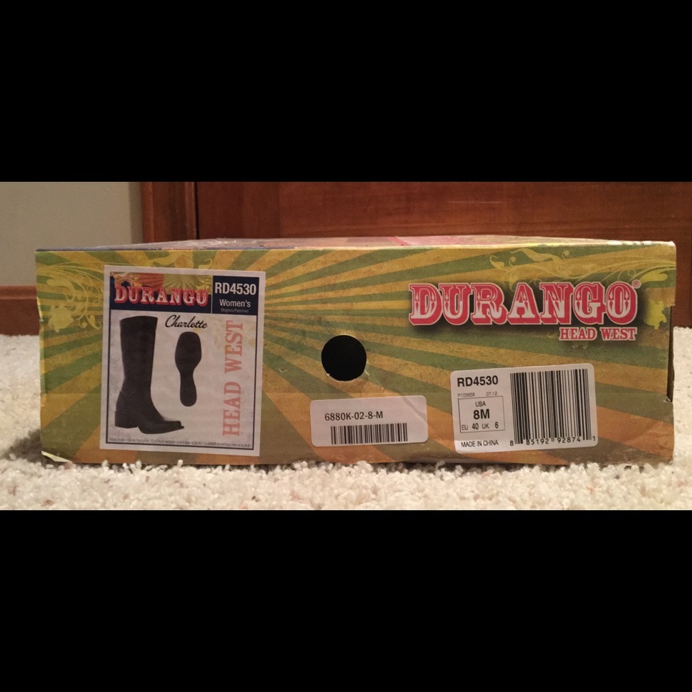 Durango black all leather boots