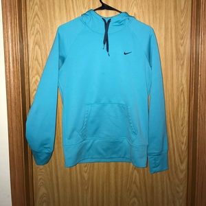 Blue Nike Therma-Fit hoodie size small