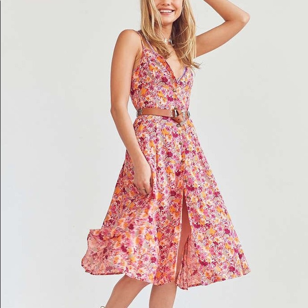 Kimchi Blue Graziano Floral Dress