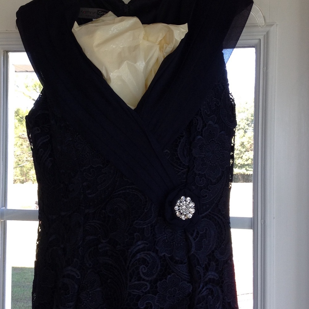 Mother of the bride dress/evening wear. Navy