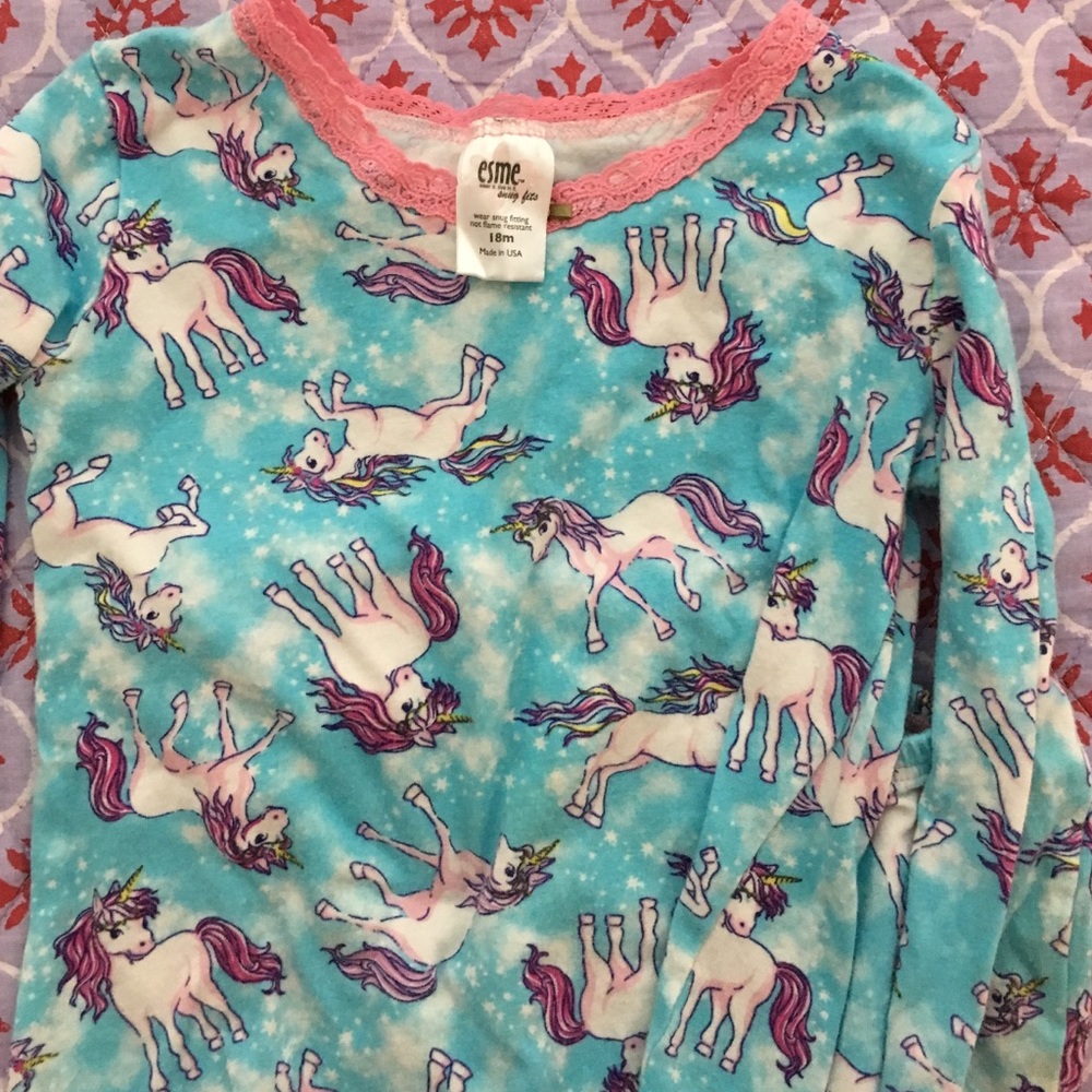 Esme super soft baby girl PJs