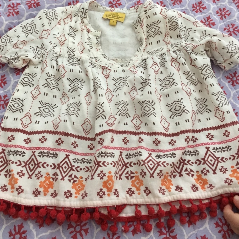 Roberta roller rabbit baby girl tunic