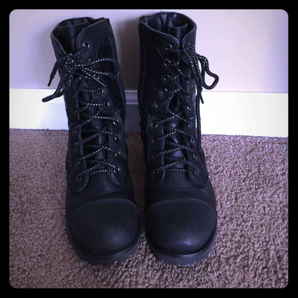Girls Gia Mia combat boots