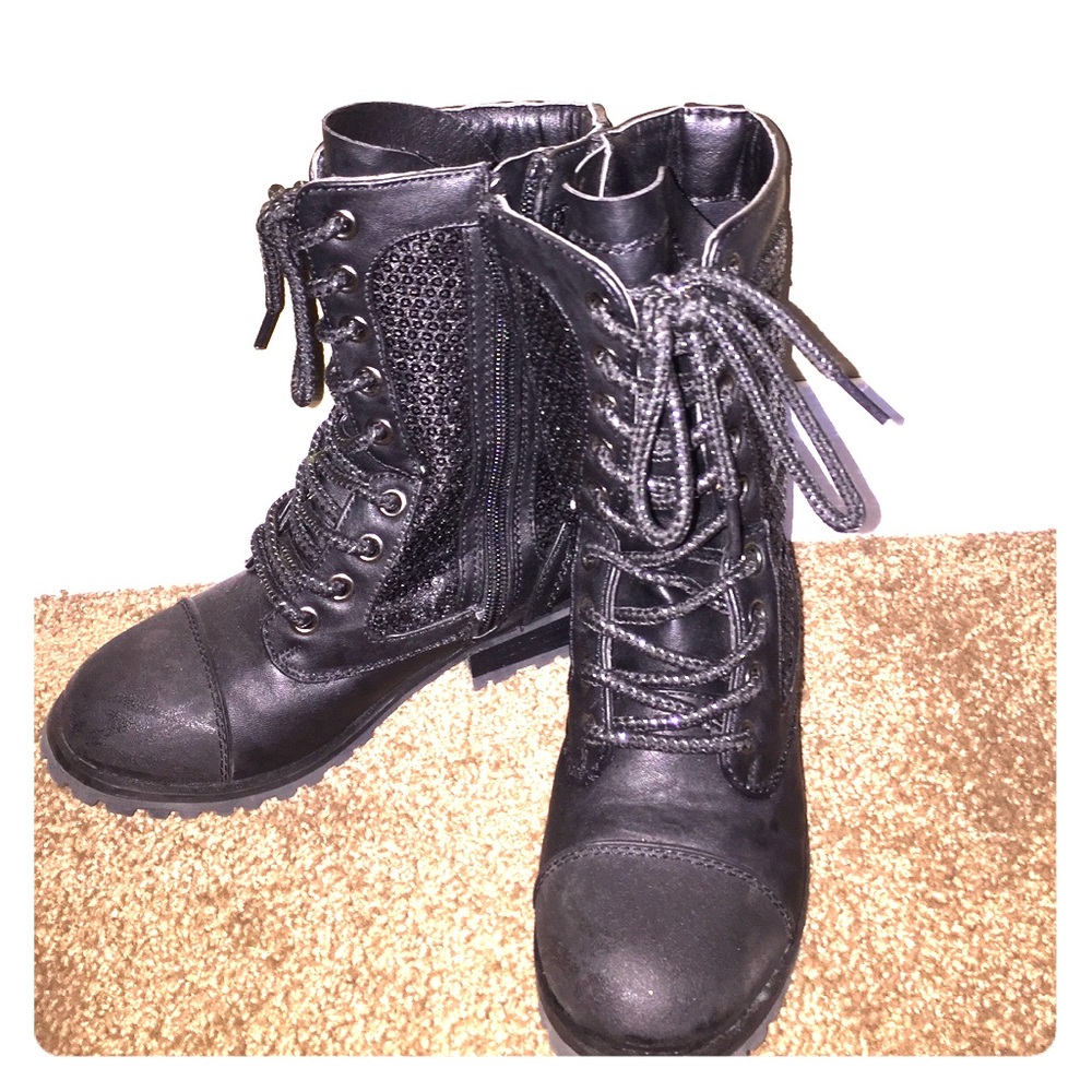 Girls Gia Mia combat boots