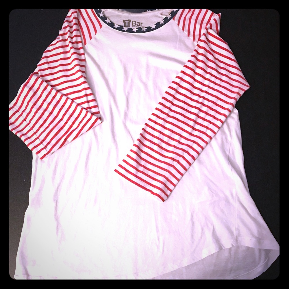 Stars and Stripes Baseball Tee