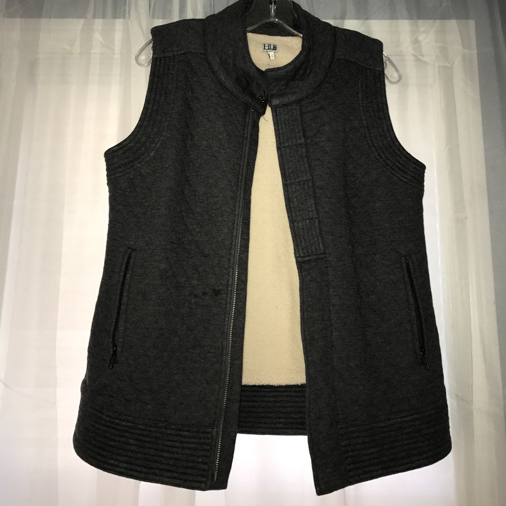 HL Key Womens Freda Jacquard Fleece Vest