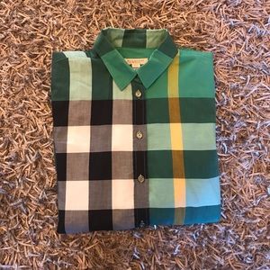 Burberry brit  plaid shirt