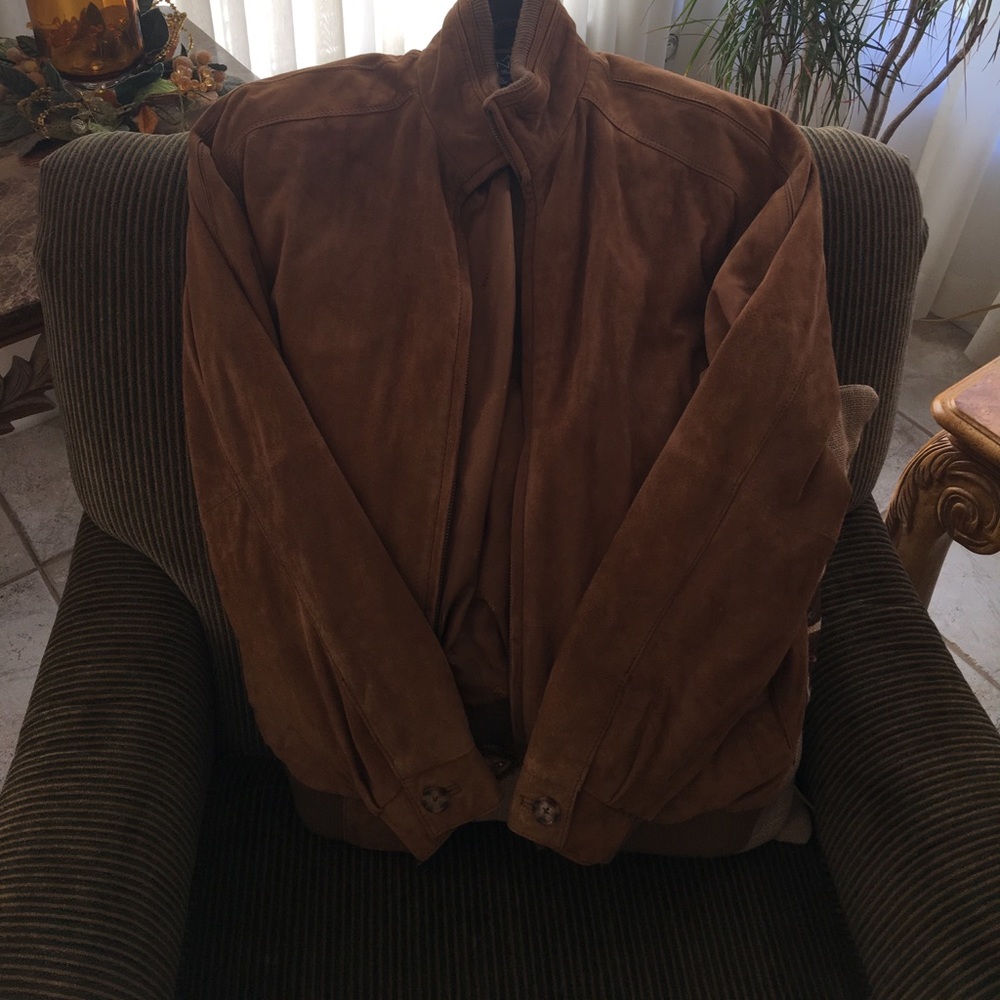 Suede Men’s Jos A Bank Jacket.