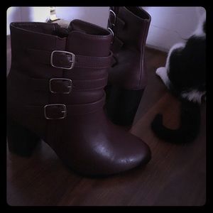 Burgundy Booties !
