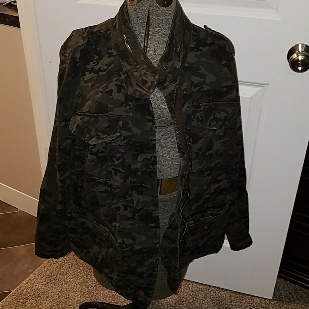 Camo jacket.