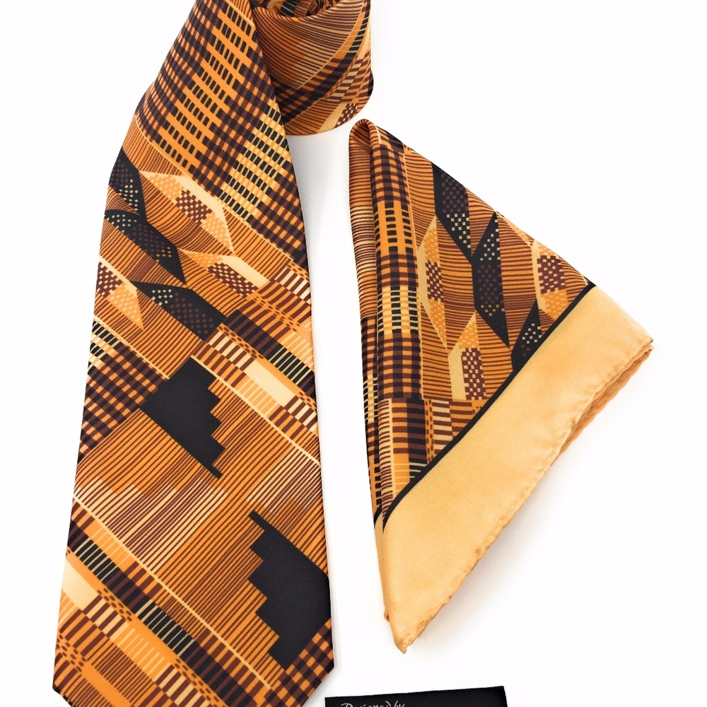 100% Silk Necktie - Splendor By Designed By Don